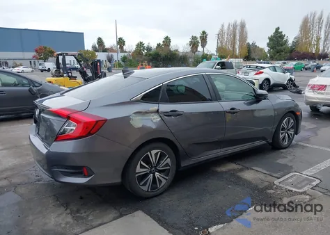 2018 Honda Civic Ex-T from USA, damaged, VIN JHMFC1F32JX005989